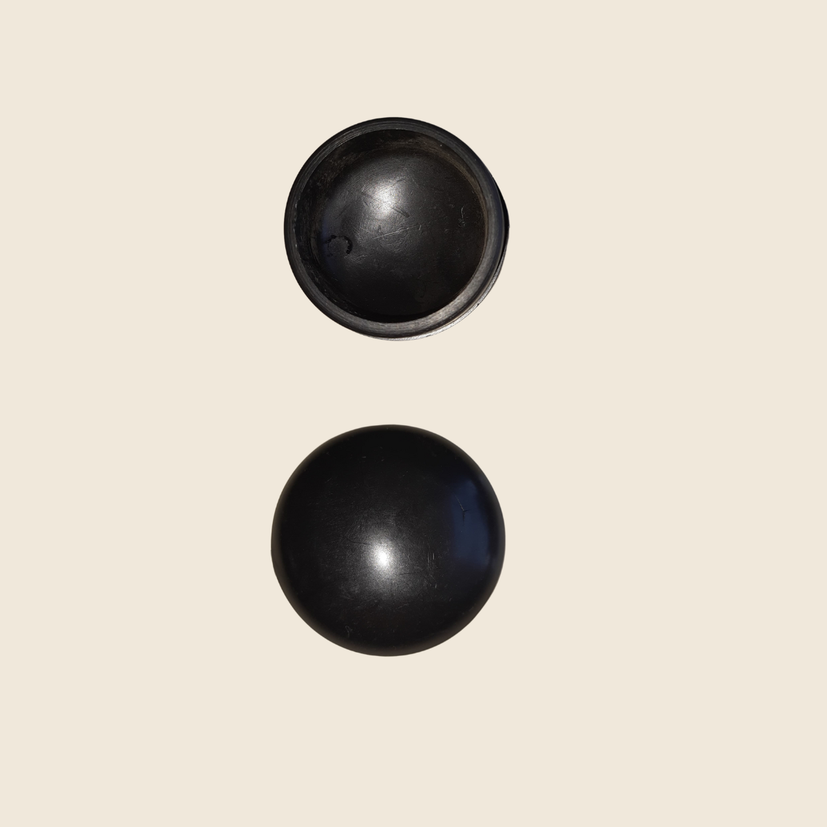 Plastic Round Bush Black